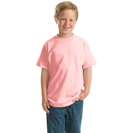 Hanes ®   -  Youth Beefy-T ®  Born to Be Worn 100% Cotton T-Shirt.  5380