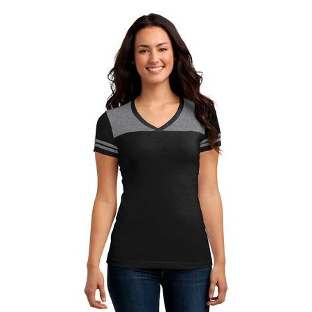 District ®  Juniors Varsity V-Neck Tee. DT264